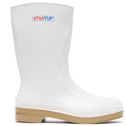 Mens 11" Shrimp Boot, White, Size 8M