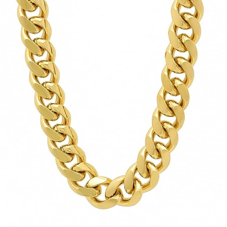 14K Chunky Cuban Curb Link Chain Bracelet – Baby Gold