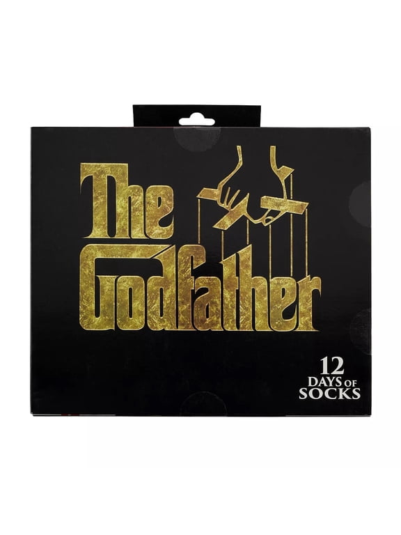 Men's 12 Days of Socks - The Godfather - Don Corleone - 6-12