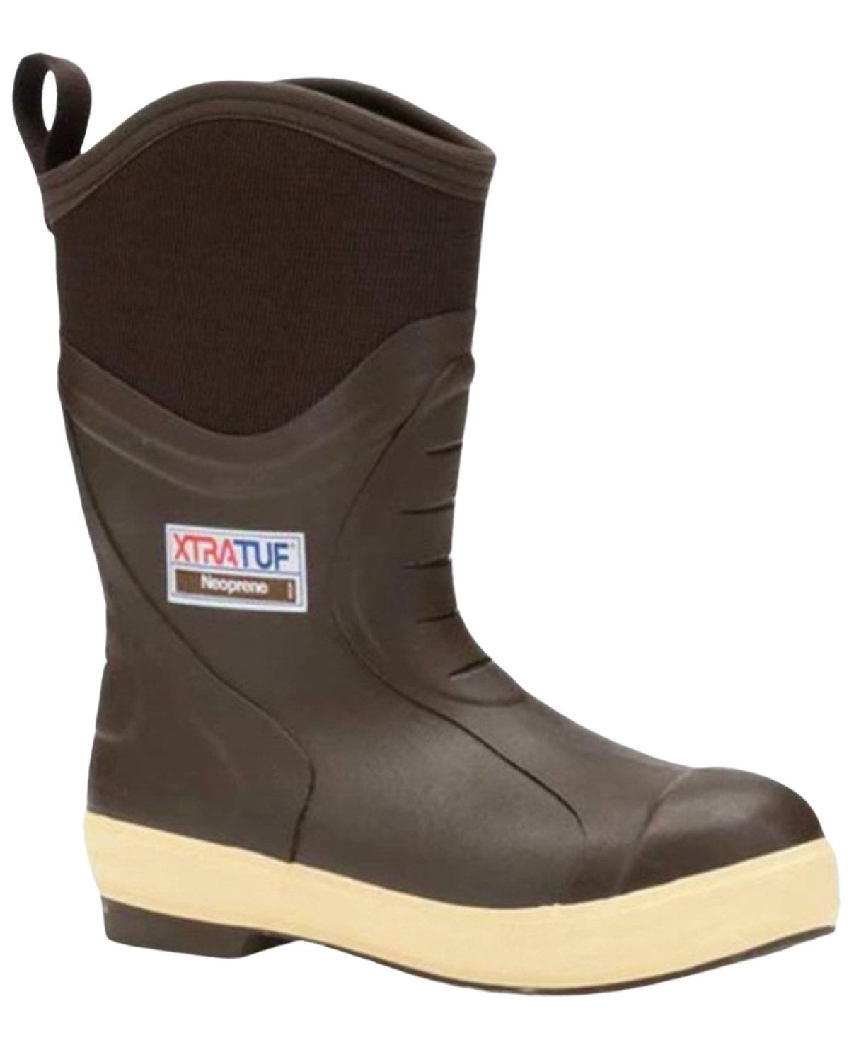 XTRATUF Adult Male 12in Insulated Elite Mid Copper/Tan Boots, Size: 13 ...