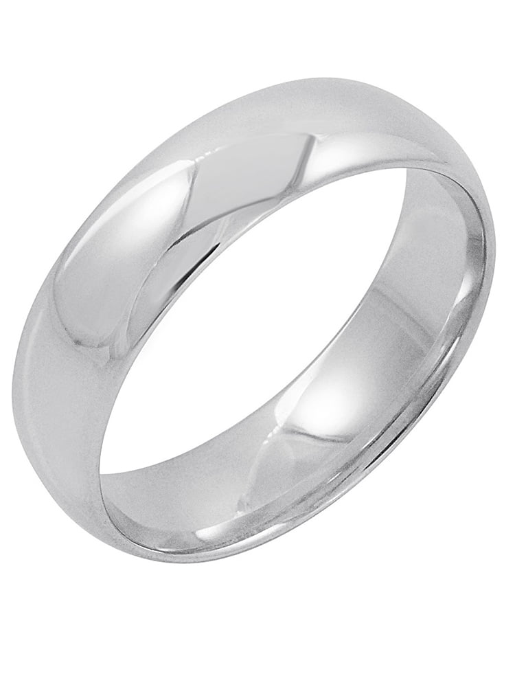 Mens white gold hotsell wedding bands walmart