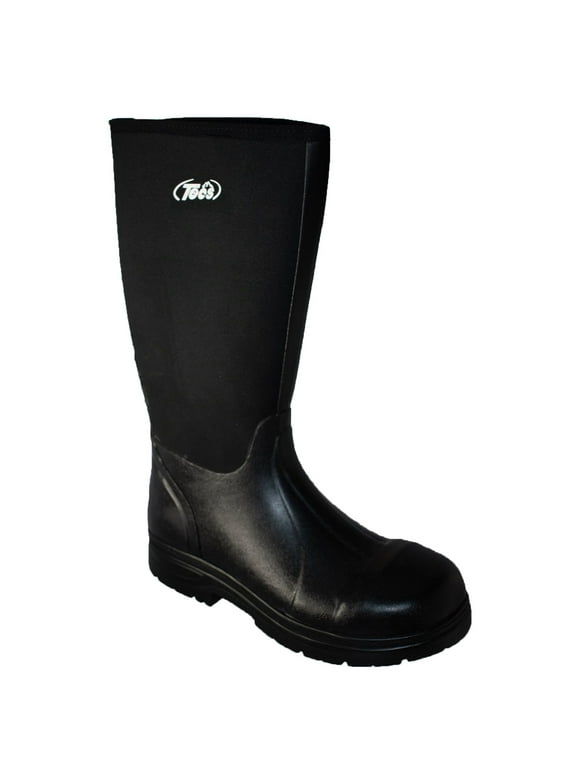 comfortable steel toe rubber boots