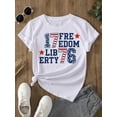 thumbnail image 1 of Men’s 1776 American Flag Graphic T-Shirt – Liberty Freedom Patriotic Casual Tee, 1 of 9