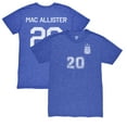 thumbnail image 1 of Men's 1863FC Alexis Mac Allister Blue Argentina National Team Retro Name & Number Tri-Blend T-Shirt, 1 of 3