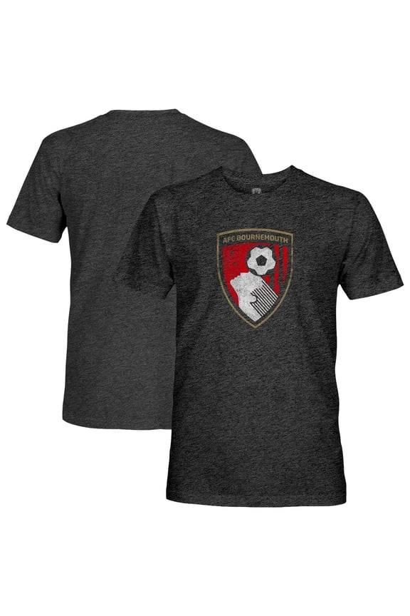 Men's 1863FC Black AFC Bournemouth Color Badge Tri-Blend T-Shirt