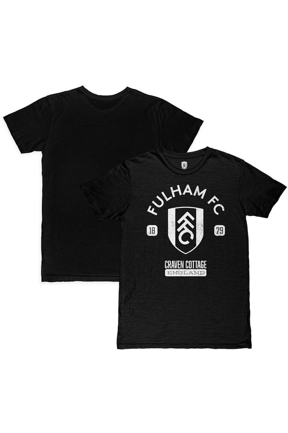 Men's 1863FC  Black Fulham Established Slub T-Shirt