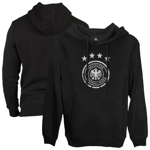 Men's-1863FC Black Germany National Team Fleece Pullover Hoodie