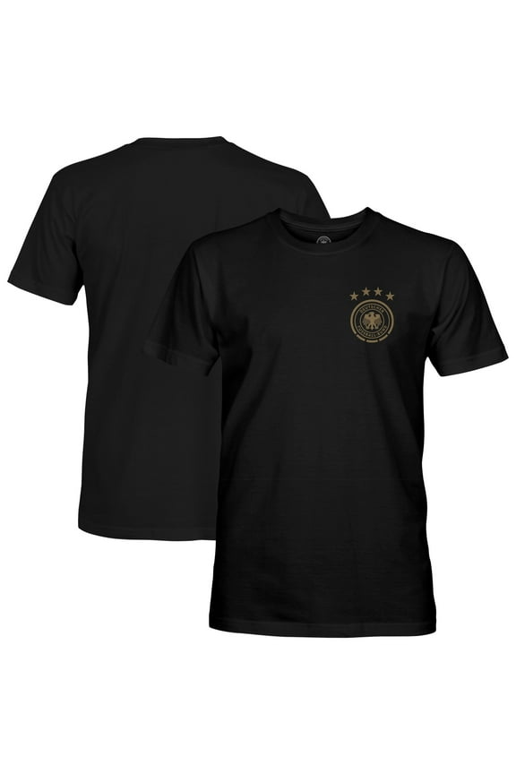 Men's 1863FC Black Germany National Team Mono Badge T-Shirt
