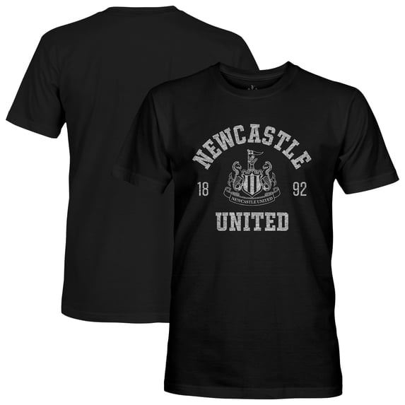 Men's 1863FC Black Newcastle United Established Location T-Shirt