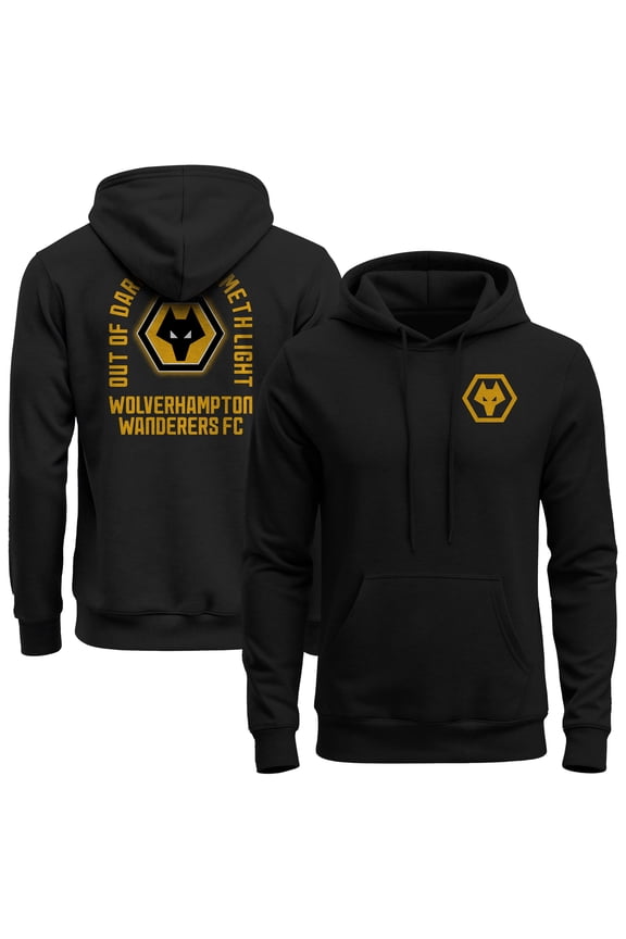 Men's 1863FC  Black Wolverhampton Wanderers True Glory Fleece Hoodie