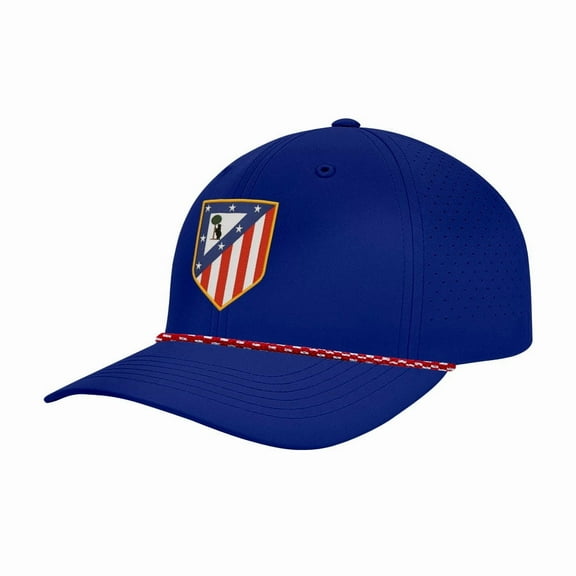 Men's 1863FC Blue Atletico de Madrid Color Badge Airflow Adjustable Hat