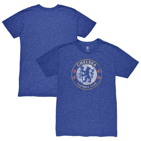 Men's 1863FC Blue Chelsea Color Badge Vintage Tri-Blend T-Shirt