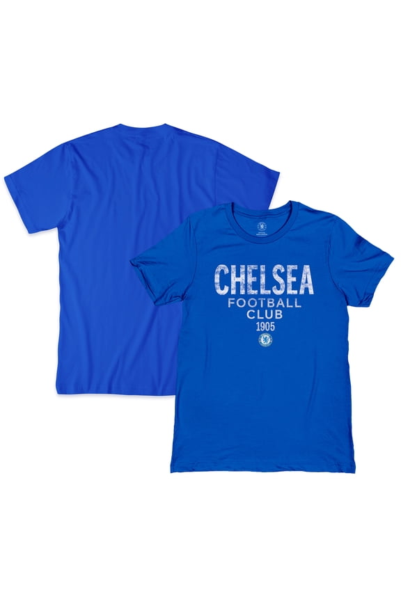 Men's 1863FC Blue Chelsea Tapered Text T-Shirt