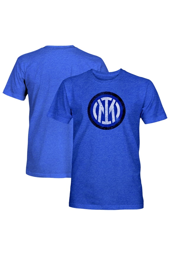Men's 1863FC Blue Inter Milan Color Badge Tri-Blend T-Shirt