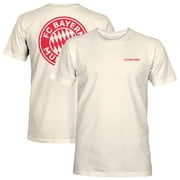 Mens 1863FC Cream Bayern Munich Big Logo Heavyweight T-Shirt