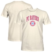 Mens 1863FC Cream Bayern Munich Retro Stripes T-Shirt