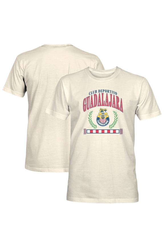 Men's 1863FC  Cream Chivas Retro Stripes T-Shirt