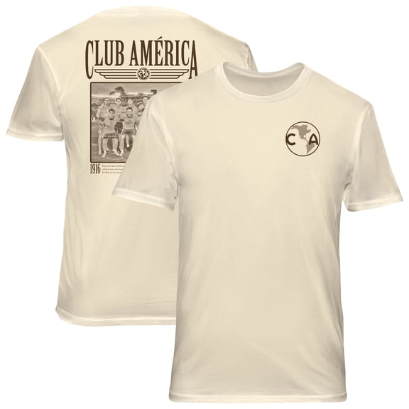Men's 1863FC Cream Club America Vintage Soft Wash T-Shirt