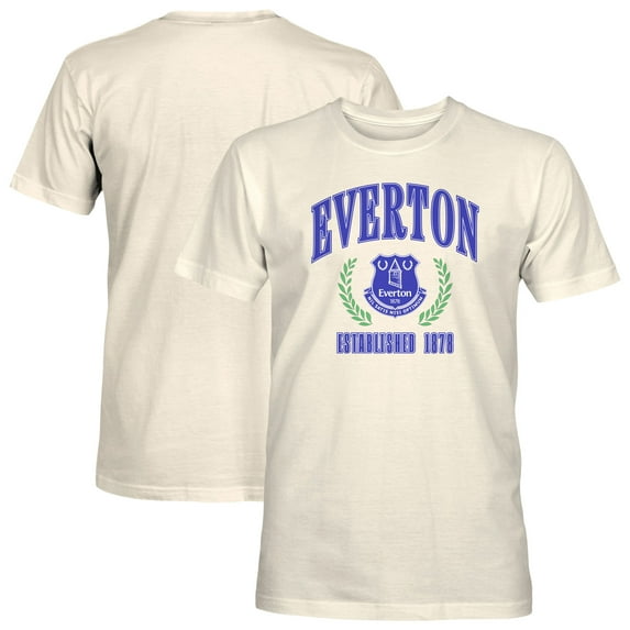 Men's 1863FC Cream Everton Retro Stripes T-Shirt