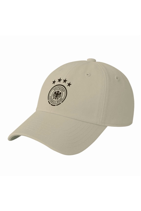 Men's 1863FC Cream Germany National Team Retro Badge Crew Adjustable Hat