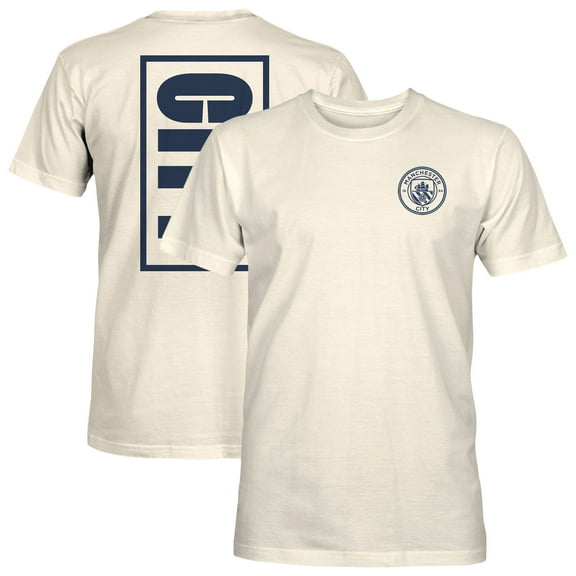 Men's 1863FC Cream Manchester City Big Logo Heavyweight T-Shirt