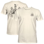 Mens 1863FC Cream Newcastle United Big Logo Heavyweight T-Shirt