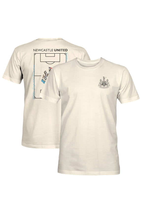 Men's 1863FC  Cream Newcastle United Own the Pitch Heavyweight T-Shirt