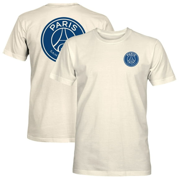 Men's 1863FC  Cream Paris Saint-Germain Big Logo Heavyweight T-Shirt