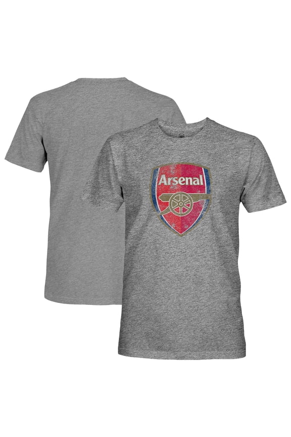 Men's 1863FC Gray Arsenal Color Badge Vintage Tri-Blend T-Shirt