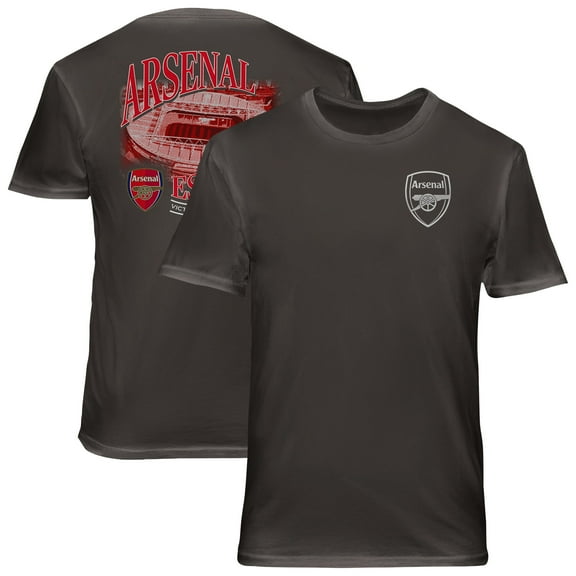 Men's 1863FC  Gray Arsenal Wordmark Cotton T-Shirt