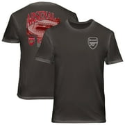 Mens 1863FC Gray Arsenal Wordmark Cotton T-Shirt