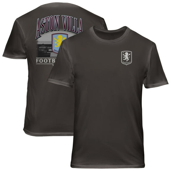 Men's 1863FC  Gray Aston Villa Wordmark Cotton T-Shirt