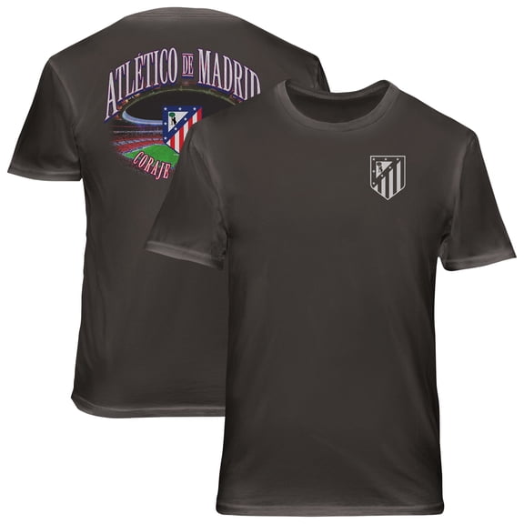 Men's 1863FC  Gray Atletico de Madrid Wordmark Cotton T-Shirt