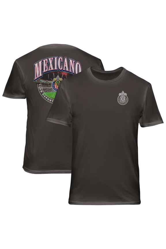 Men's 1863FC Gray Chivas Wordmark Cotton T-Shirt