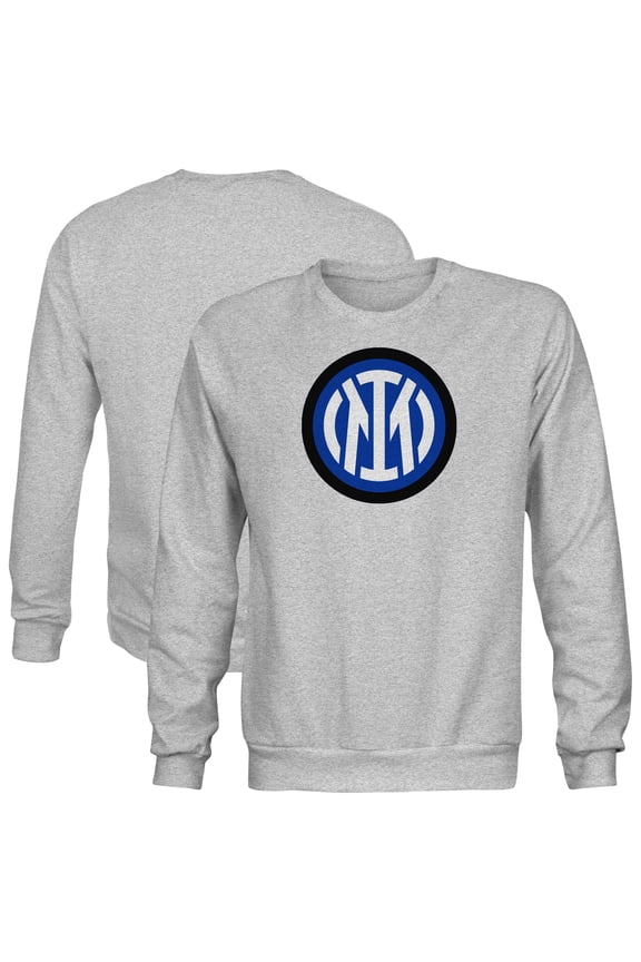 Men's 1863FC Gray Inter Milan Color Badge Sweatshirt