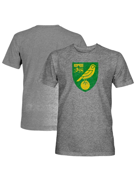 Men's 1863FC Gray Norwich City Color Badge Vintage Tri-Blend T-Shirt