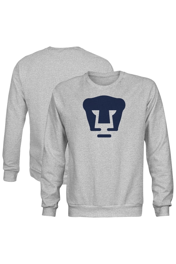 Men's 1863FC Gray Pumas Mono Badge Sweatshirt