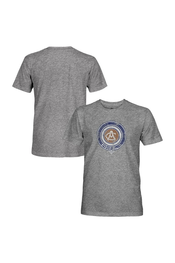 Men's-1863FC  Heather Gray Atletico de Madrid Vintage Tri-Blend T-Shirt