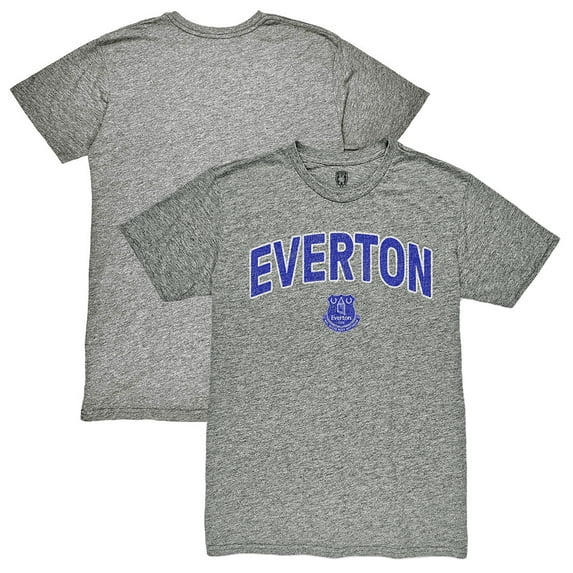 Men's 1863FC Heather Gray Everton Wordmark Vintage Tri-Blend T-Shirt