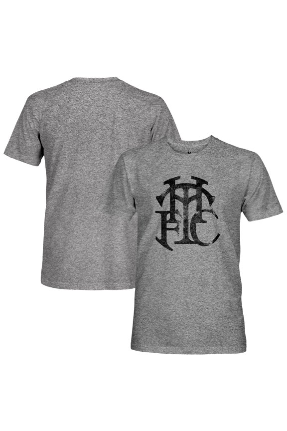 Men's 1863FC Heather Gray Tottenham Hotspur Retro Word Vintage Tri-Blend T-Shirt