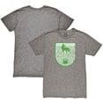 thumbnail image 1 of Men's 1863FC  Heather Gray VfL Wolfsburg Retro Crest Twisted Tri-Blend Slub T-Shirt, 1 of 3