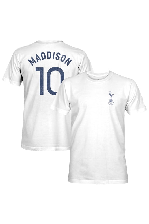 Men's 1863FC James Maddison White Tottenham Hotspur Player T-Shirt