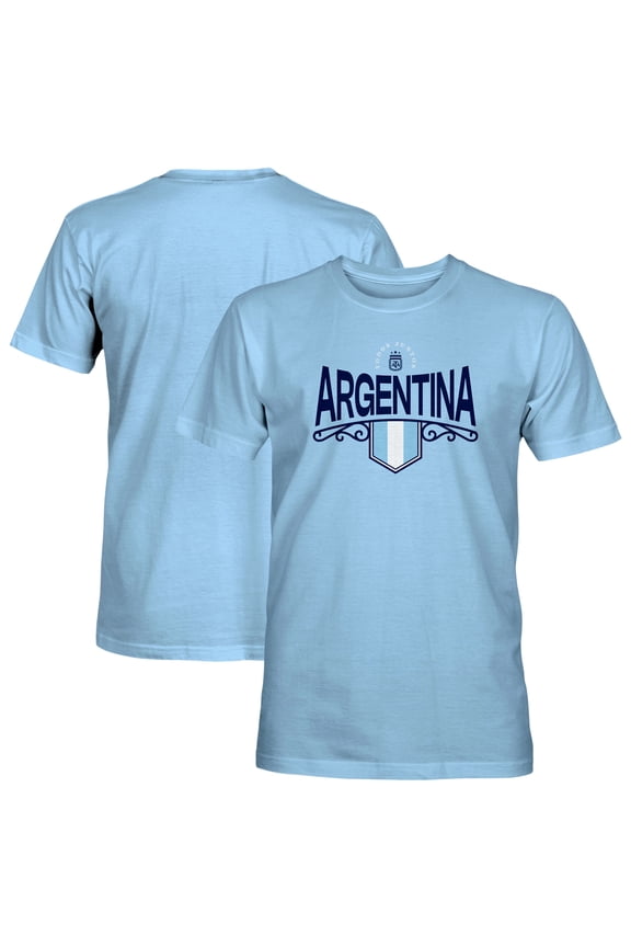 Men's 1863FC Light Blue Argentina National Team Pennant T-Shirt