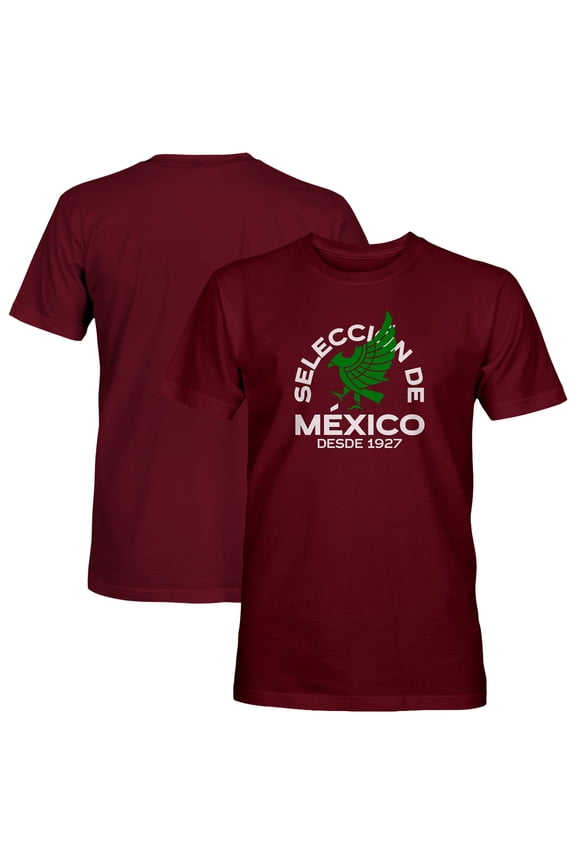 Men's 1863FC Maroon Mexico National Team Established Location T-Shirt