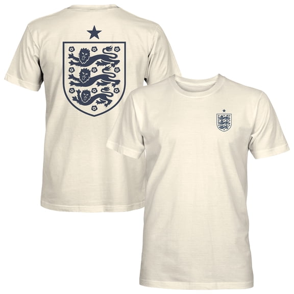 Men's 1863FC Natural England National Team Big Logo T-Shirt