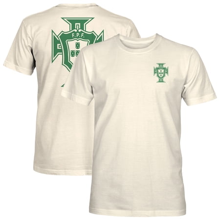 Men's 1863FC Natural Portugal National Team Big Logo Heavyweight T-Shirt