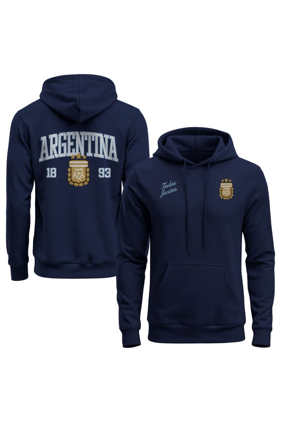 Men's 1863FC Navy Argentina National Team Athletic Wordmark Hoodie