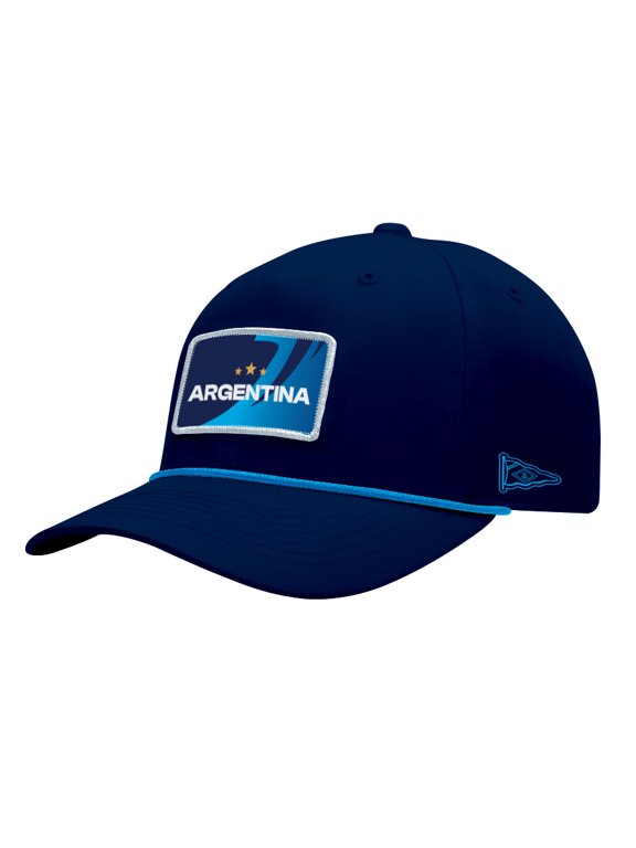 Men's 1863FC Navy Argentina National Team Color Badge Caddy Adjustable Hat