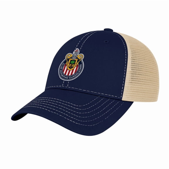 Men's 1863FC Navy Chivas Color Badge Offroad Adjustable Trucker Hat