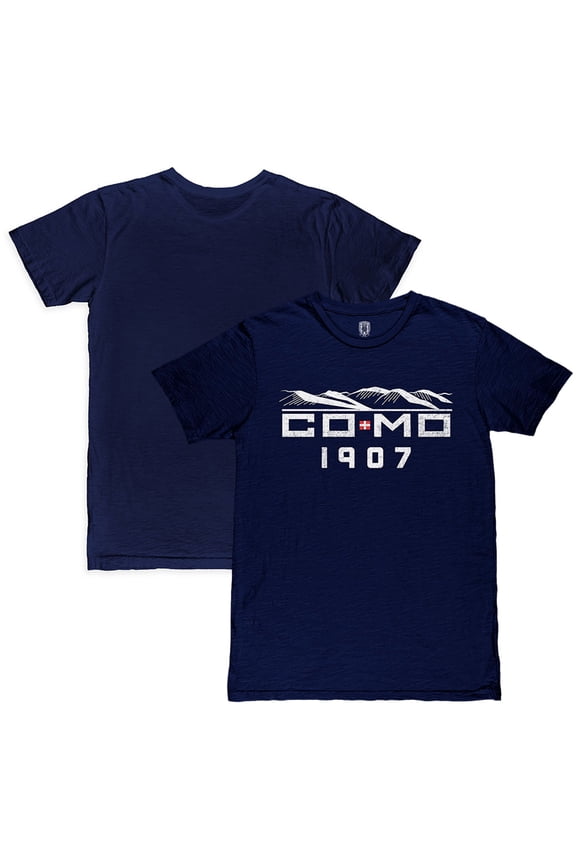 Men's 1863FC Navy Como 1907 Landmark Slub T-Shirt